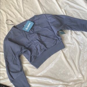 NWT crop yoga sweatshirt XS
